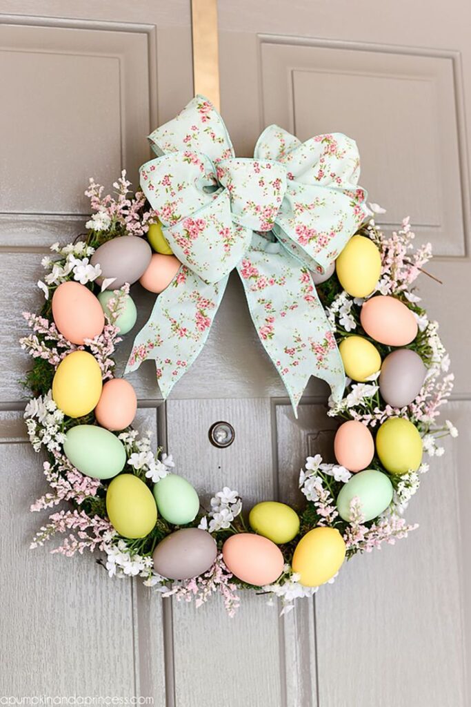 ideas for easter wreath