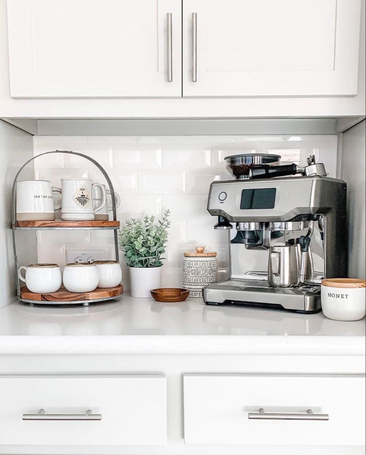 Kitchen coffee station ideas