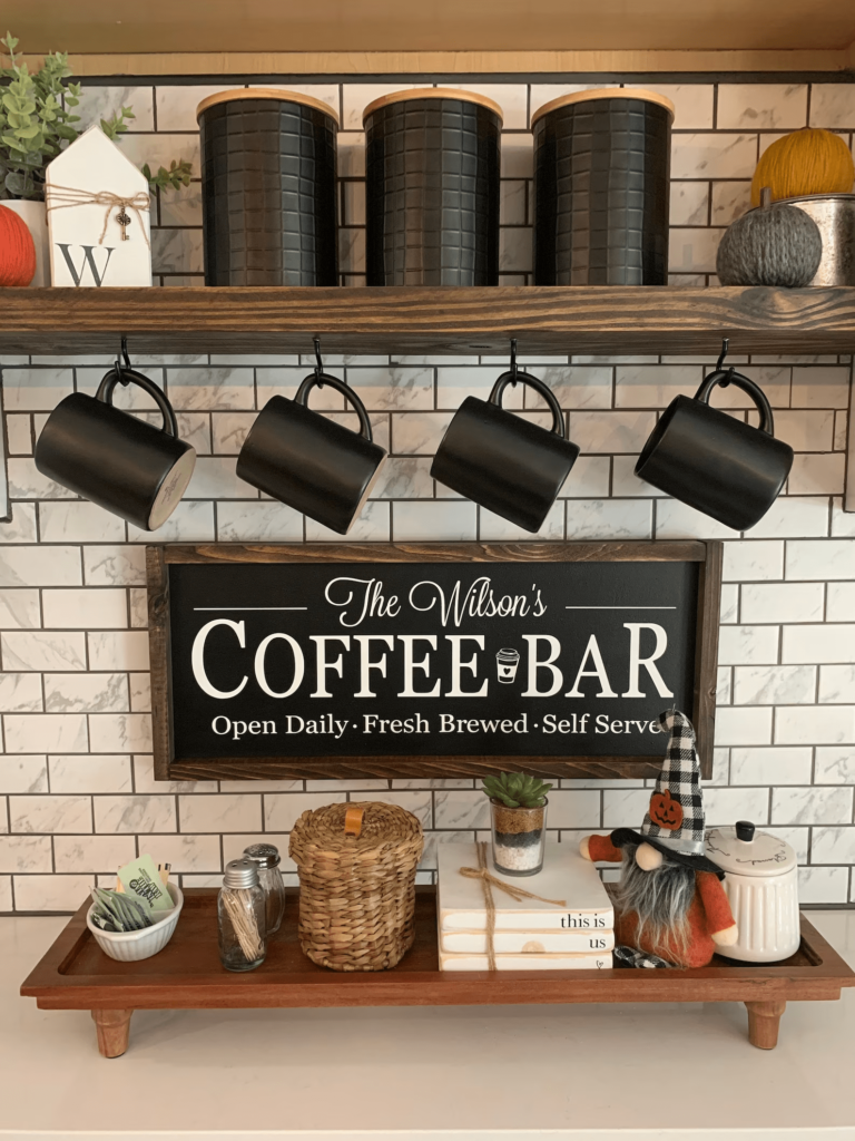 kitchen coffee station ideas