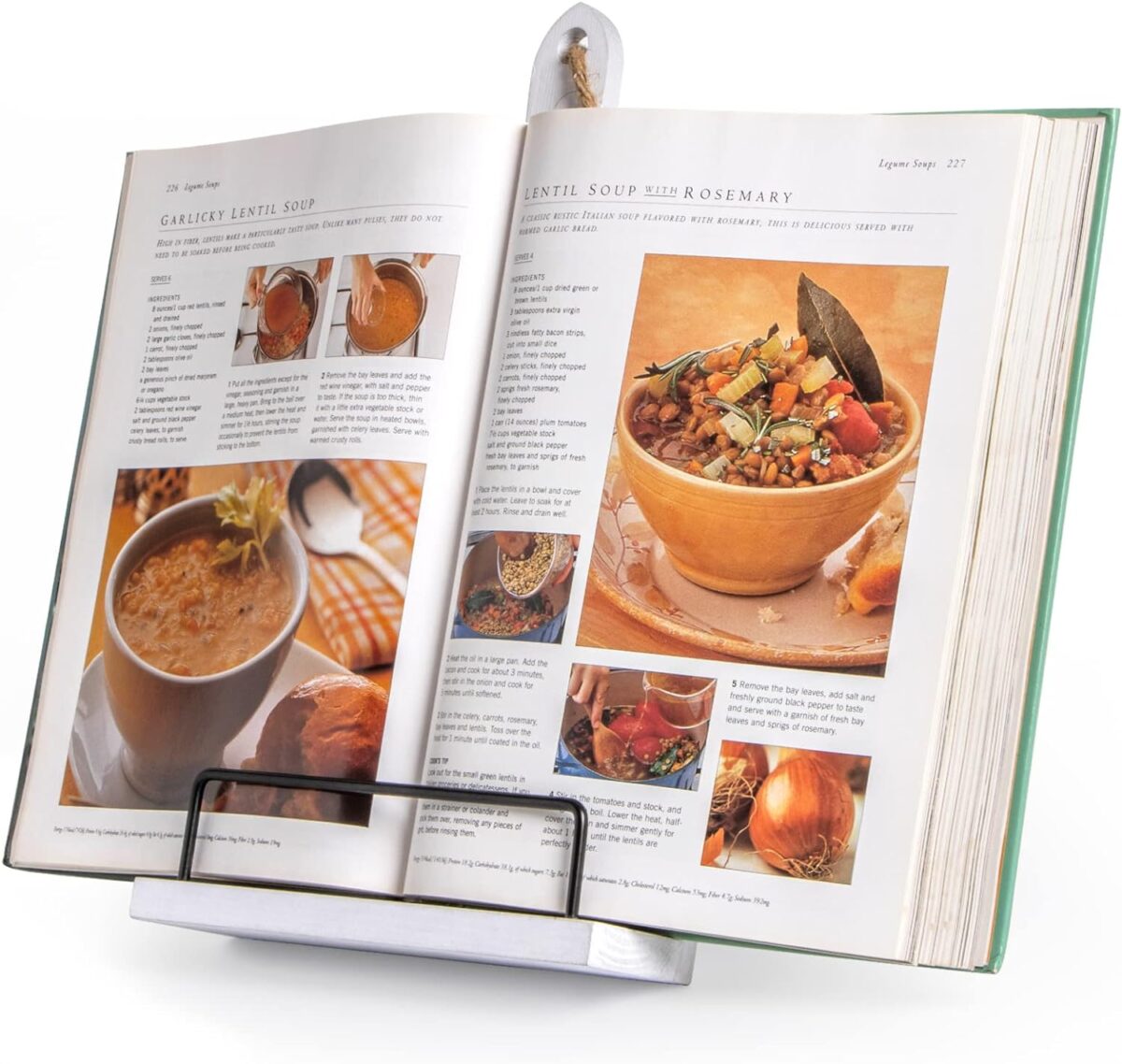 Colorful Cookbook Rack 35 Stunning Kitchen Counter Decor Ideas You Can Easily Replicate - Life ...