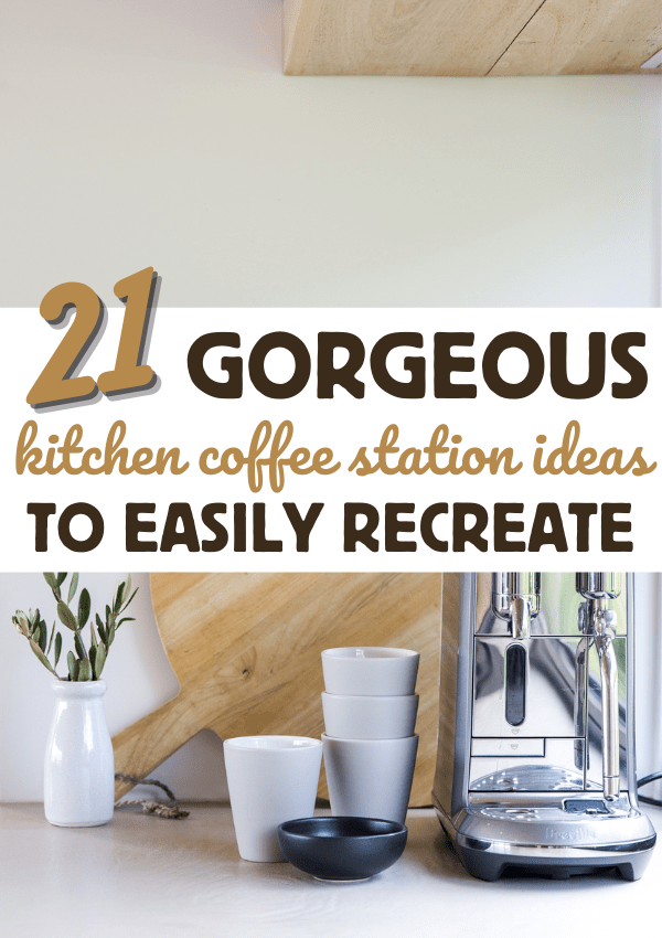 kitchen coffee station