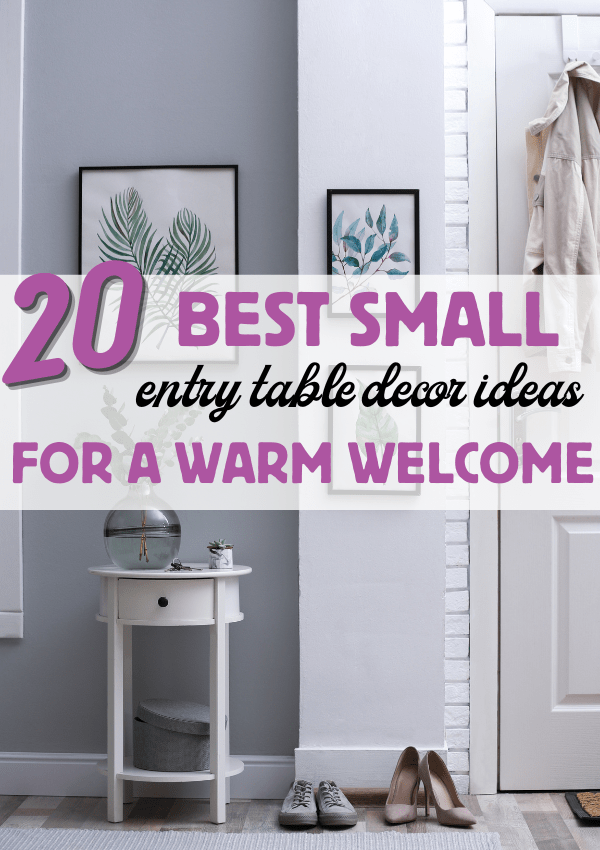 small entryway table decor ideas