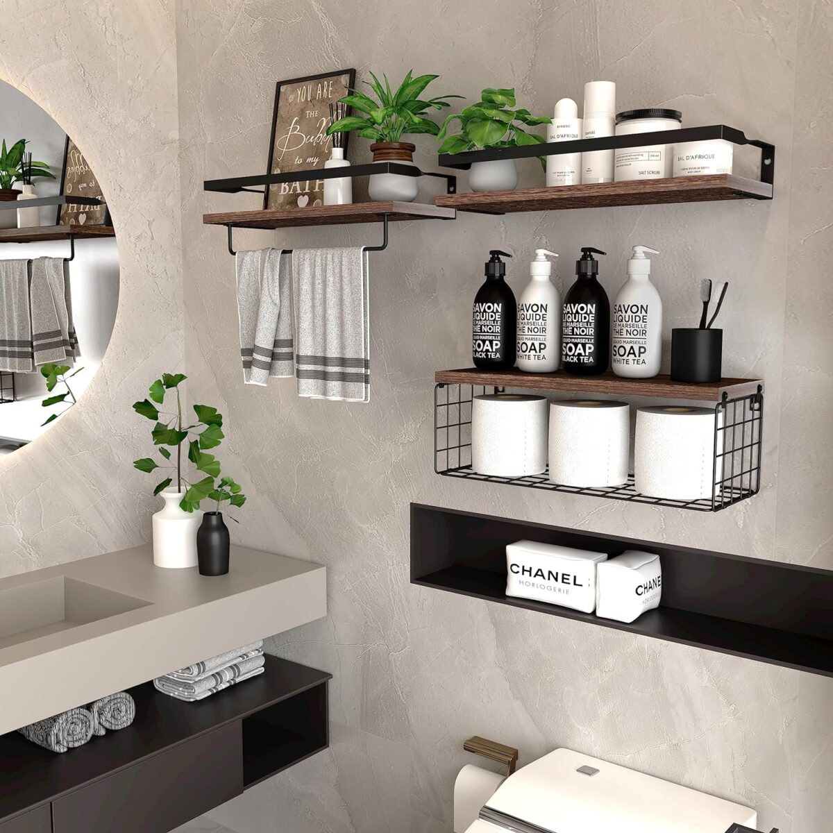 23 Clever Small Bathroom Shelf Ideas to Transform Your Space - Life Glow Up