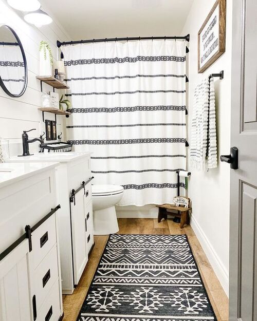 small bathroom rug ideas