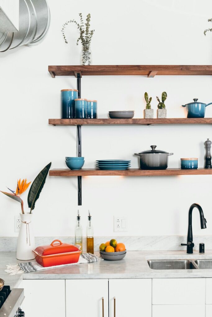 above kitchen sink decor 