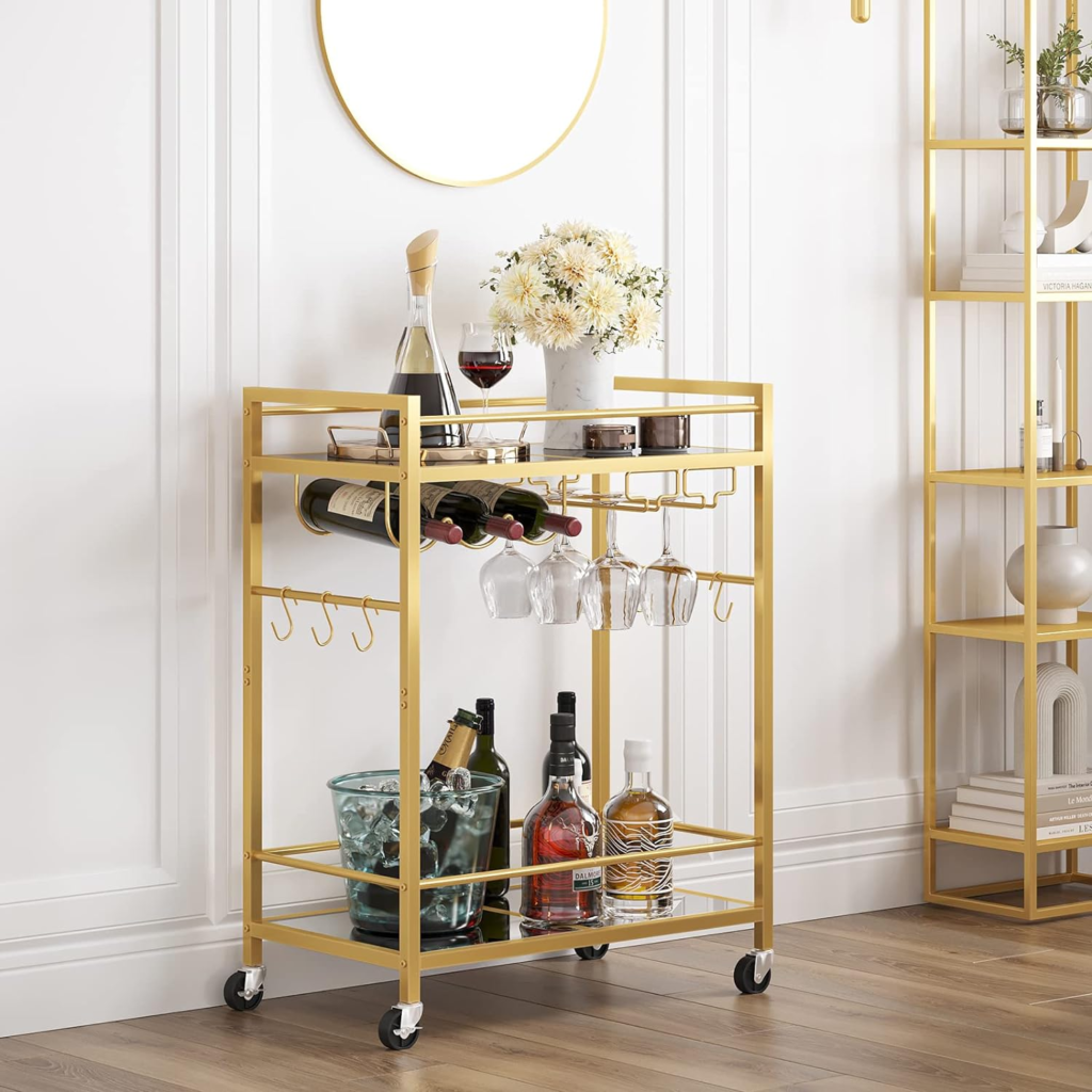 bar cart ideas for small spaces