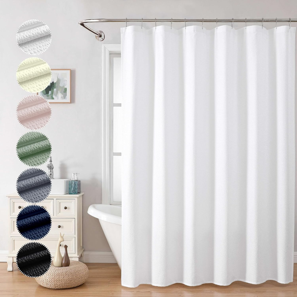 small bathroom shower curtain ideas