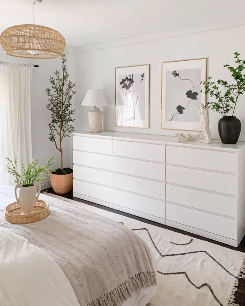 bedroom dresser decor ideas