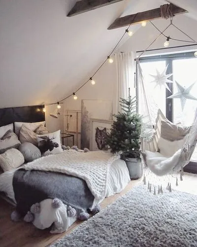 string lights bedroom ideas