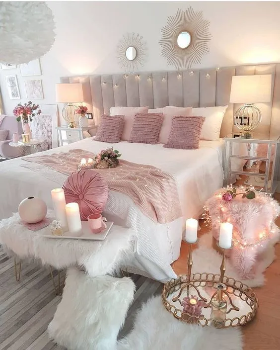 string lights bedroom ideas