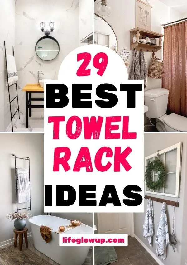 bathroom towel rack ideas