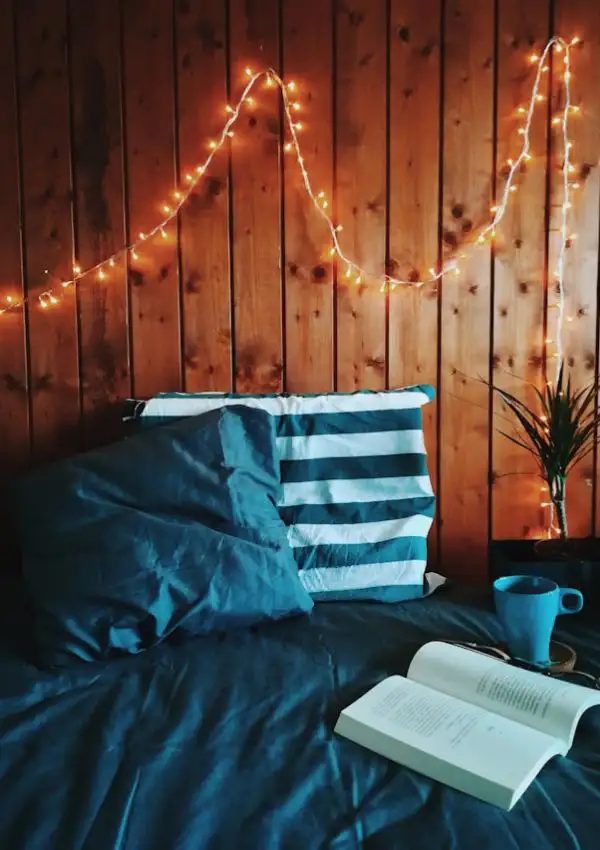 string lights bedroom ideas