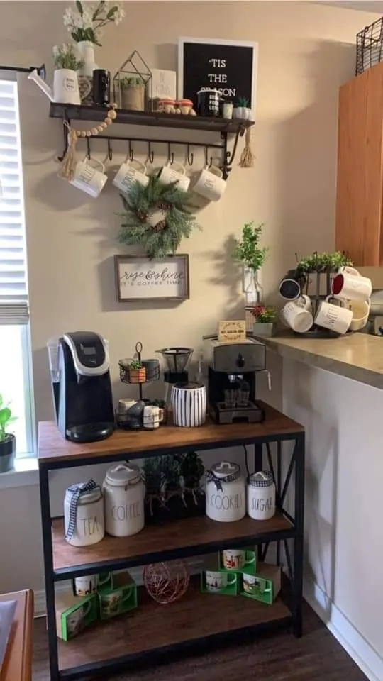 coffee bar cart ideas