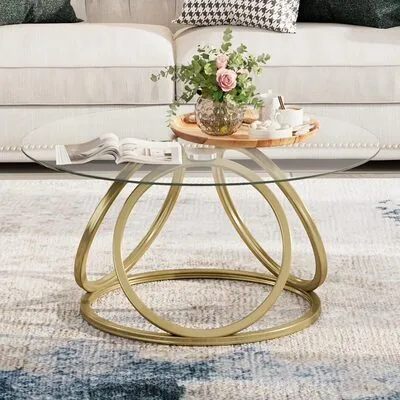 glass coffee table 