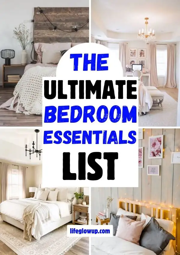 bedroom essentials list
