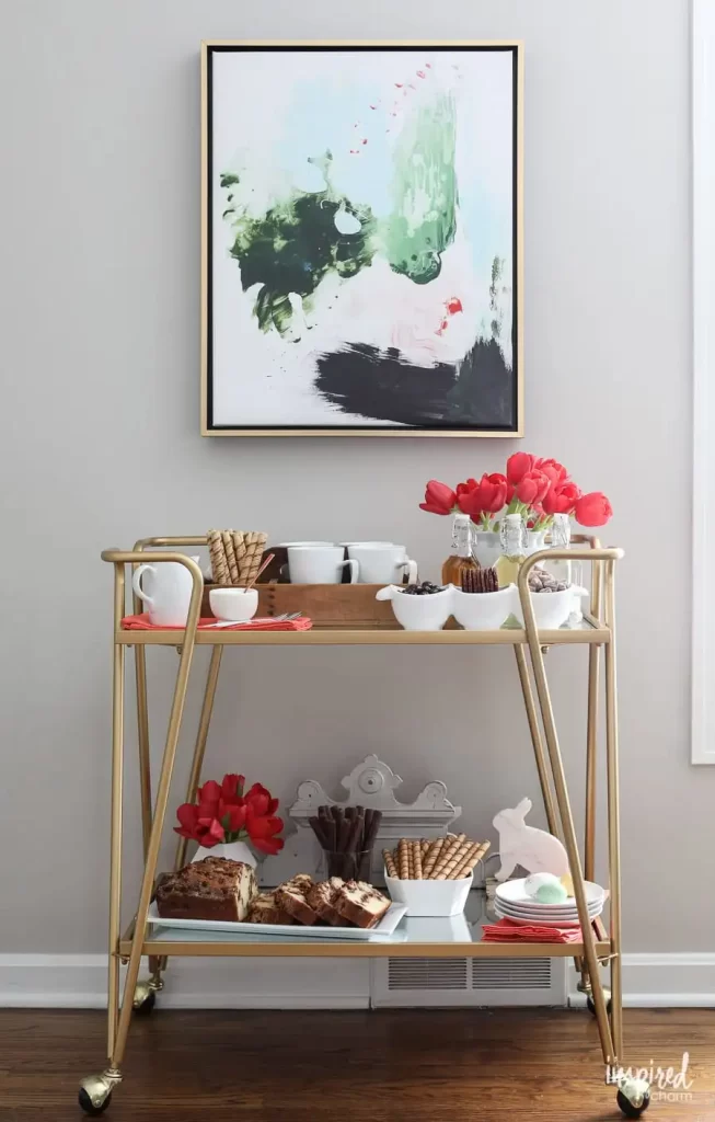 coffee bar cart ideas