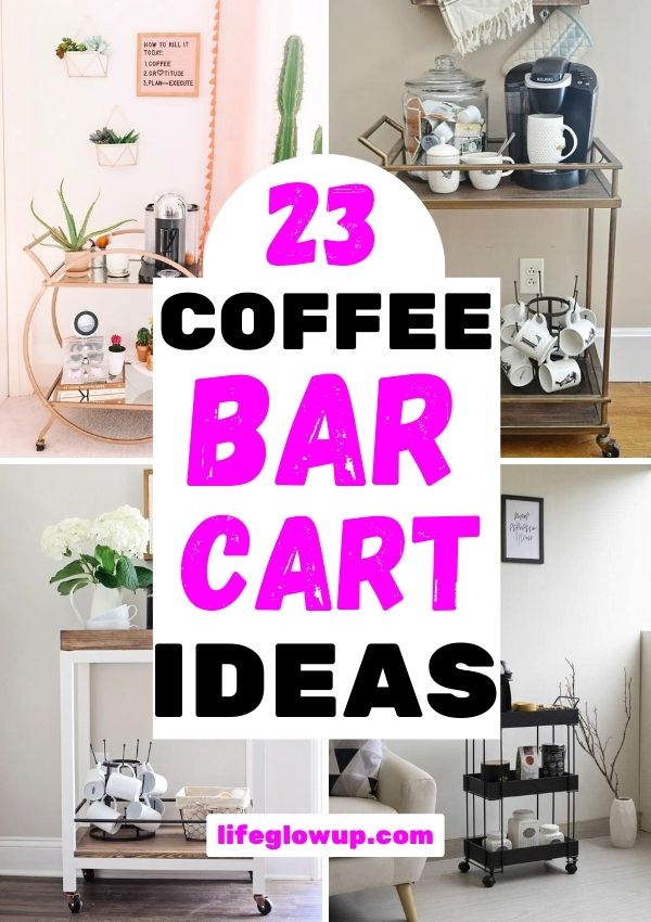 coffee bar cart ideas