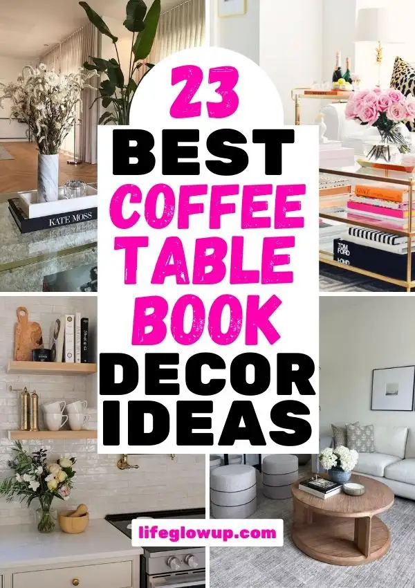 coffee table book decor ideas