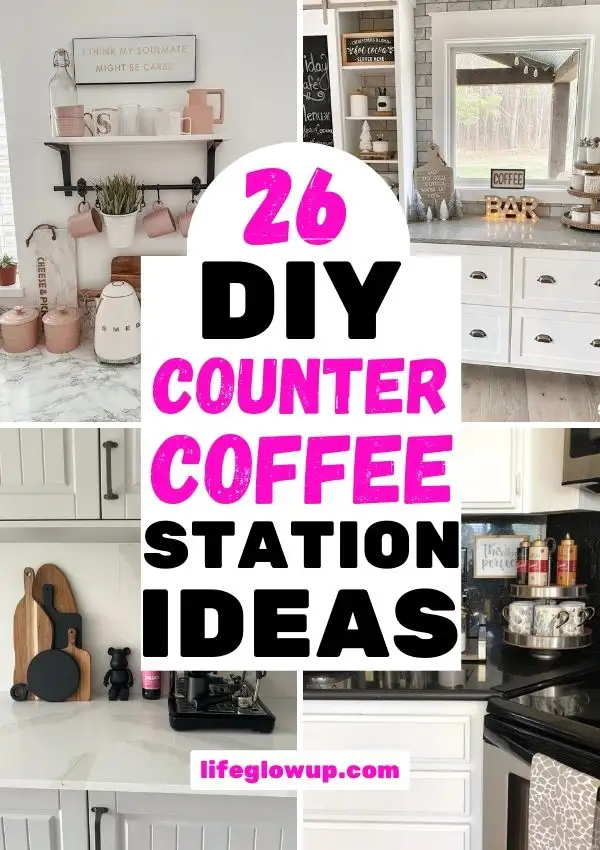 countertop coffee station ideas