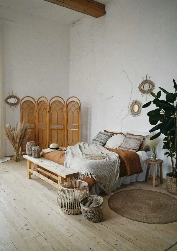 bedroom bench decor ideas