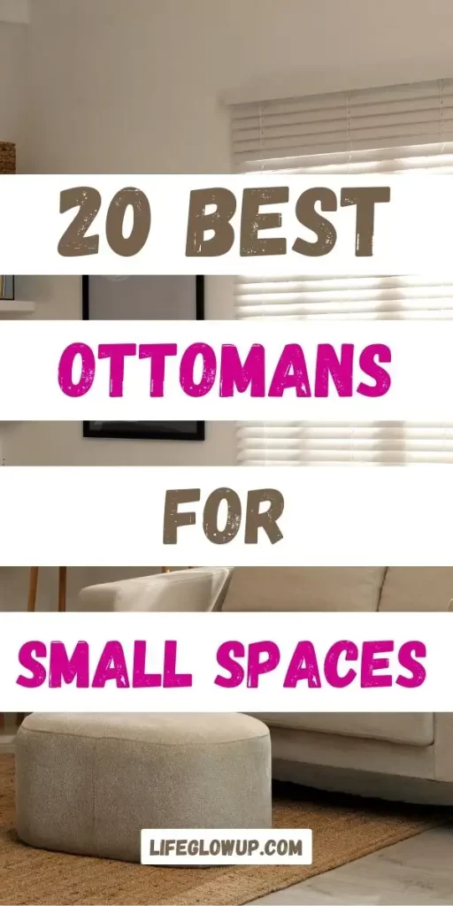 ottomans for small spaces