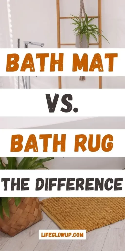 bath mat vs bath rug