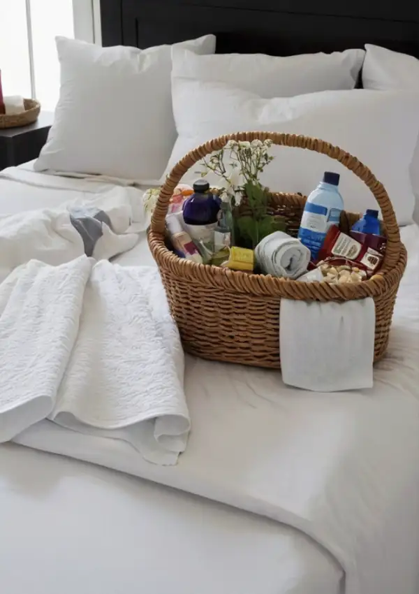 guest room basket ideas