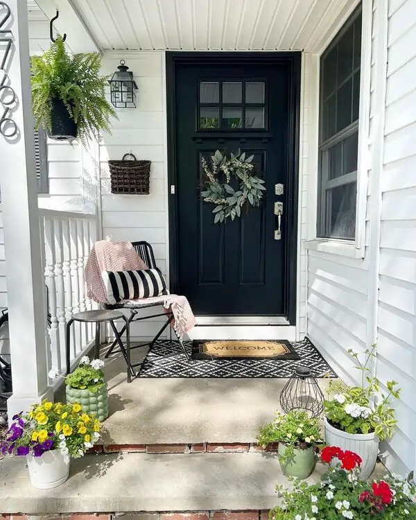 small front porch decorating ideas