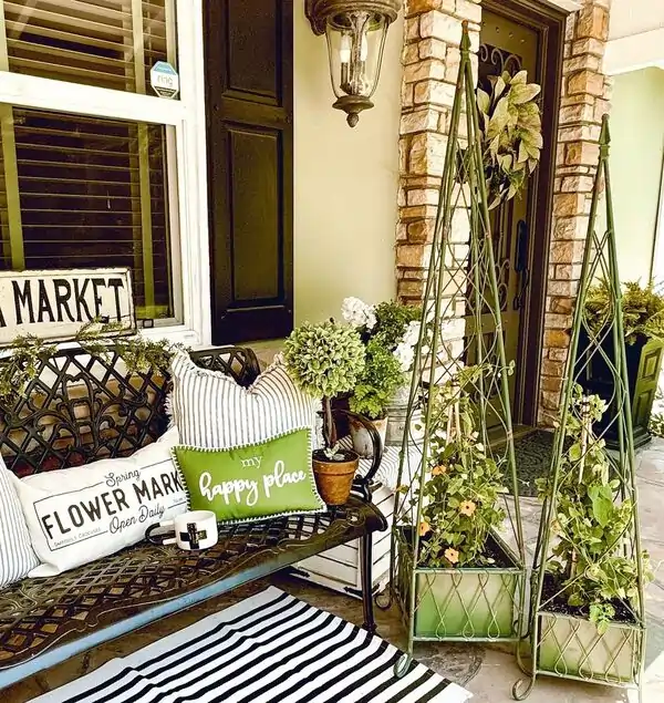 small front porch decorating ideas