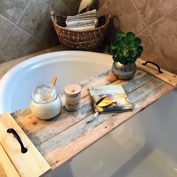 bath tray decor ideas