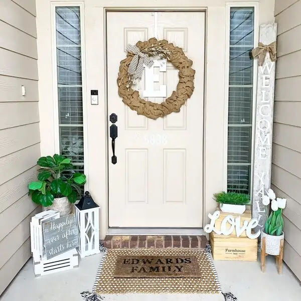 farmhouse front porch decor ideas