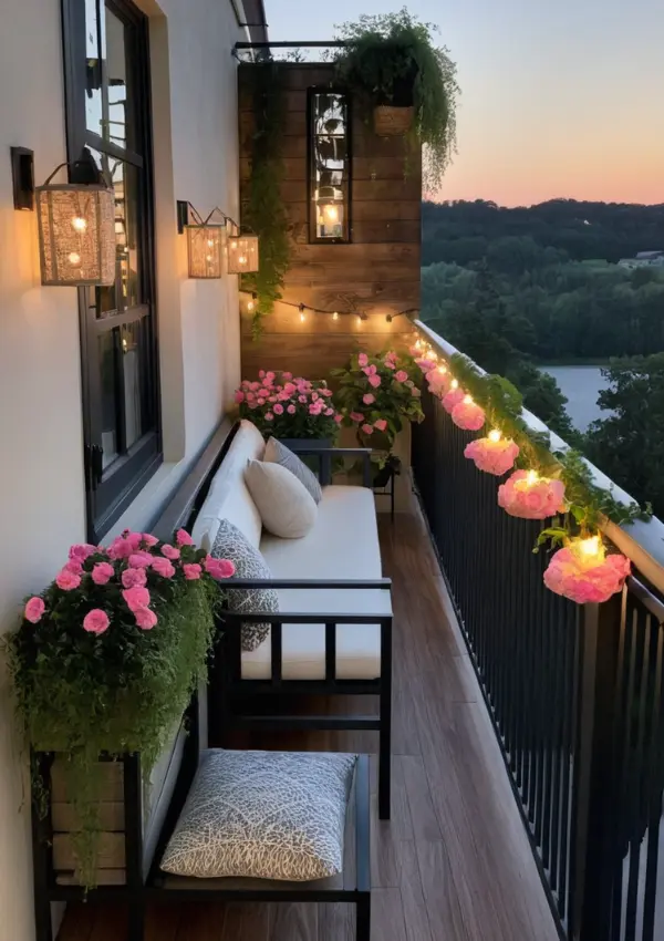 how to decorate balcony apartment