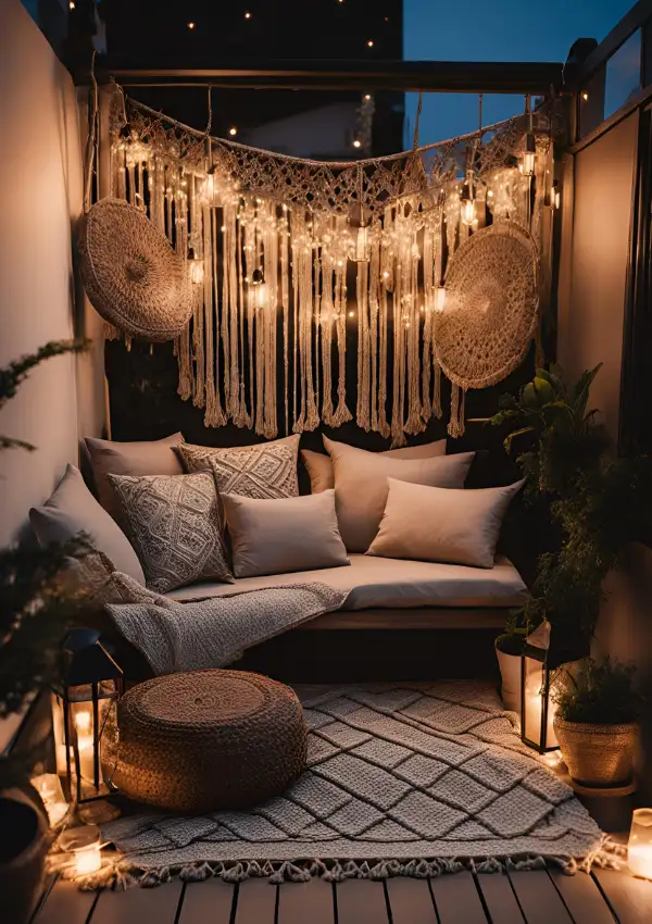 cozy small balcony decor ideas