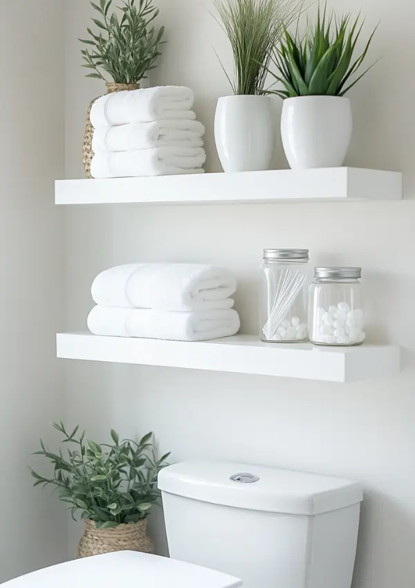 bathroom shelf ideas