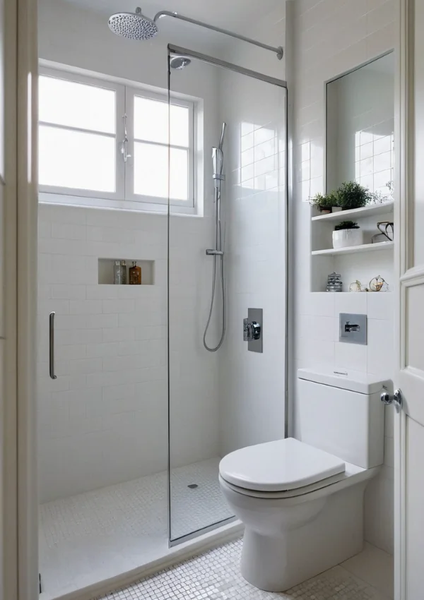 how to make a small bathroom look bigger