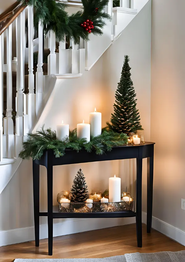 christmas decor ideas for entryway