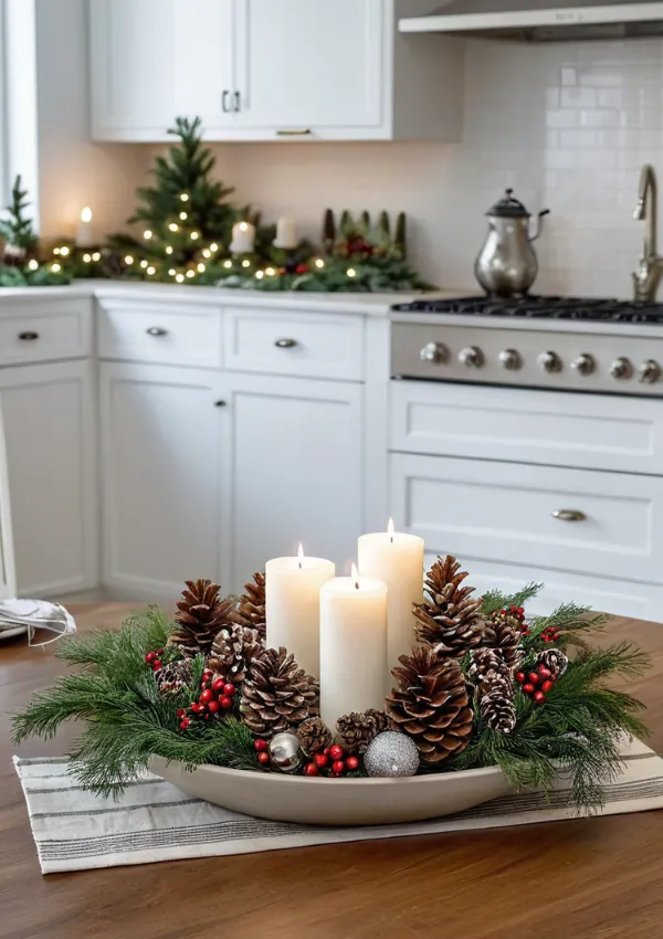 christmas decor ideas for dining table