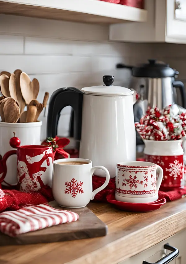 christmas decor ideas for kitchen