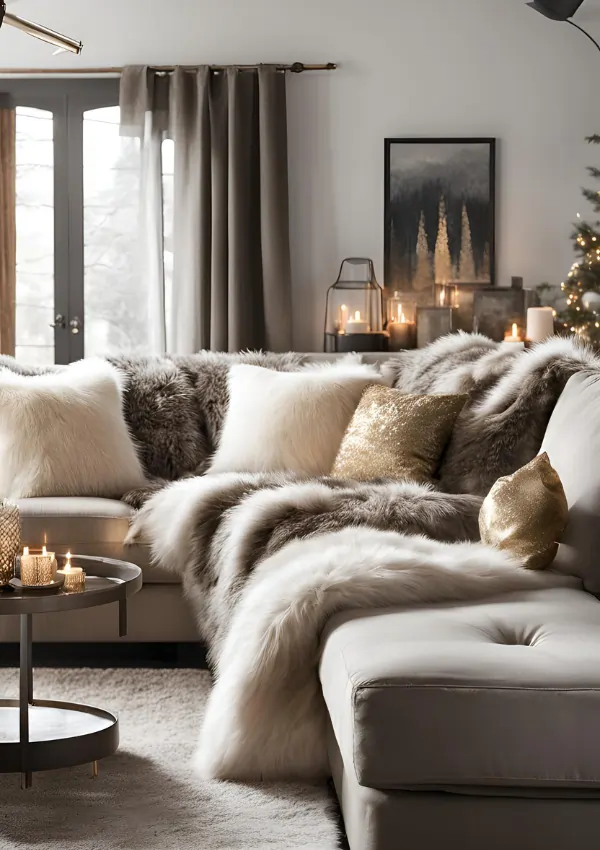 christmas decor ideas for small living room