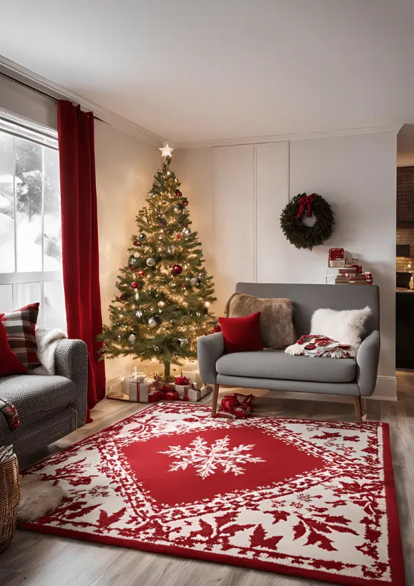 christmas decor ideas for small living room