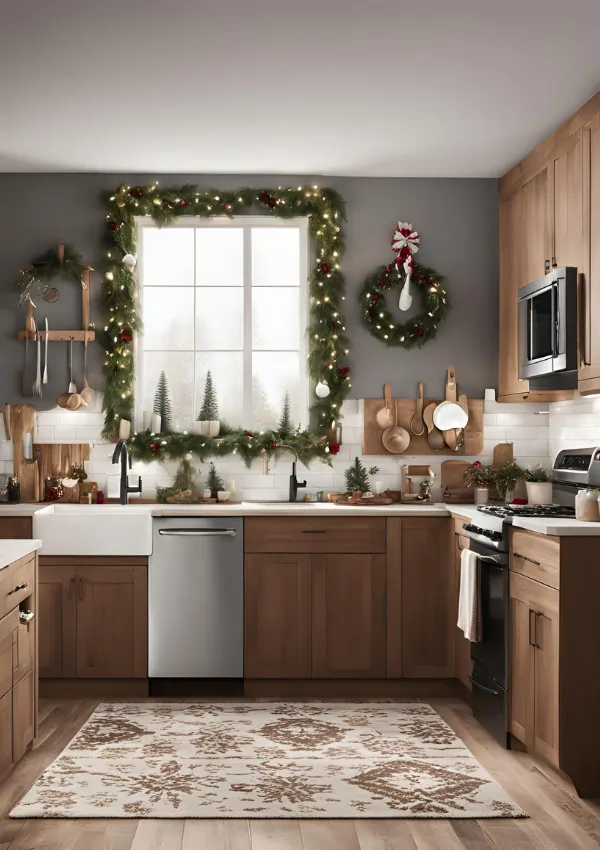 christmas decor ideas for kitchen