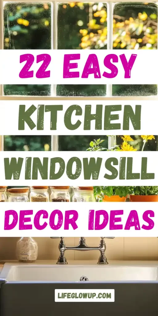 kitchen windowsill decor ideas