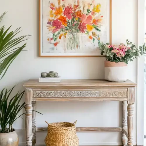 how to make a small entryway look bigger