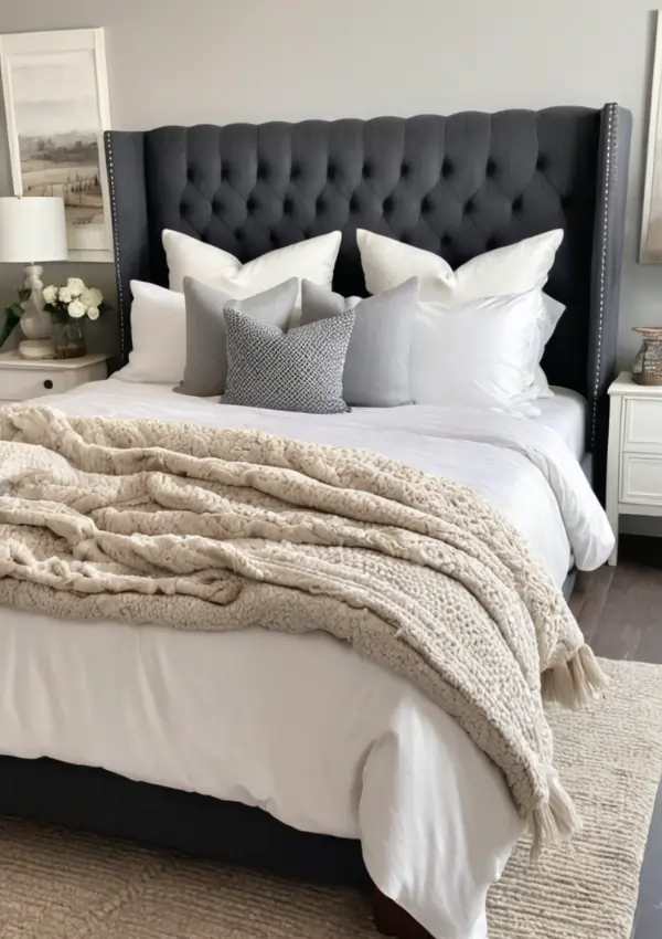 how to make a bed look expensive