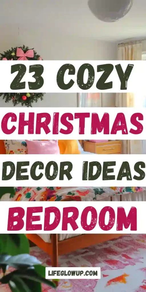 christmas decor ideas for the bedroom