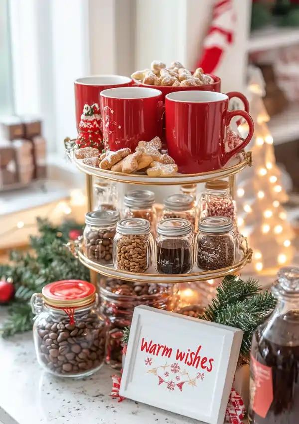 countertop coffee station ideas