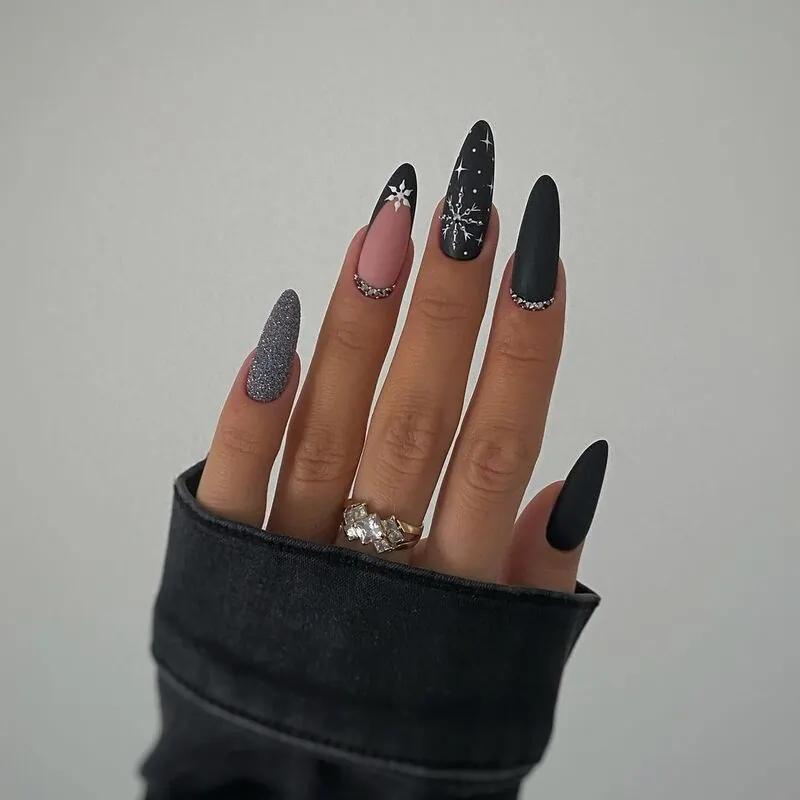 black nail ideas