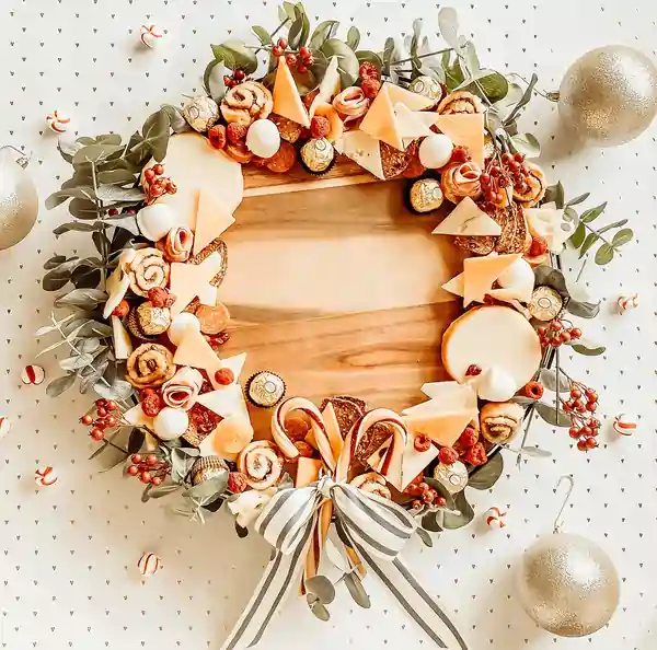 christmas wreath charcuterie board ideas