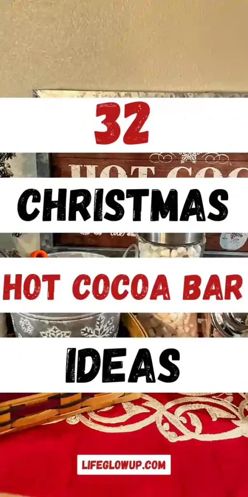 christmas hot cocoa bar ideas