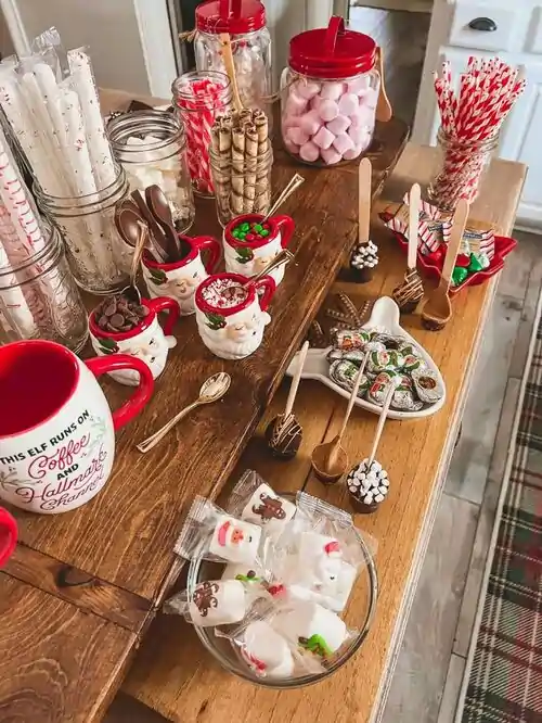 christmas cocoa bar ideas